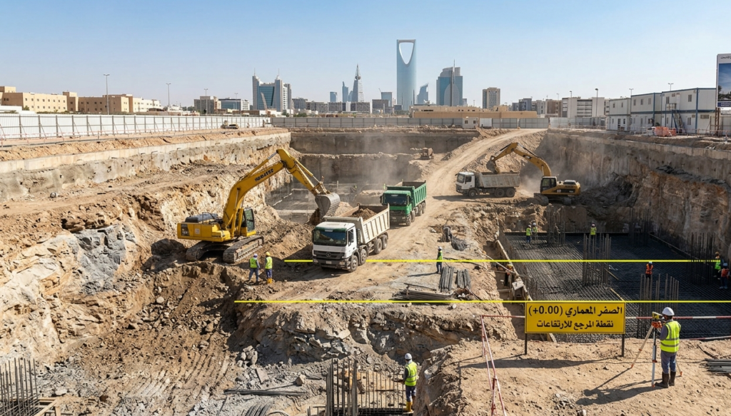مقاول حفر أراضي في الرياض