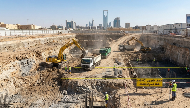 مقاول حفر أراضي في الرياض