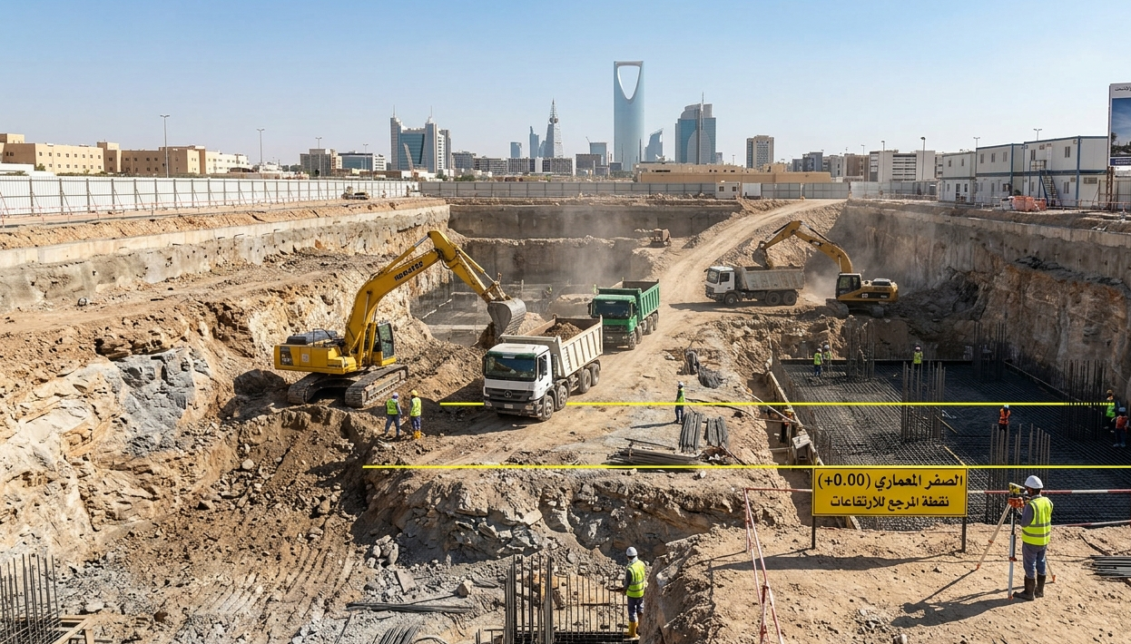 مقاول حفر أراضي في الرياض