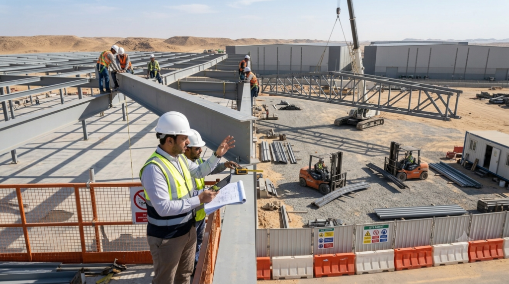 مقاول بناء مستودعات في الرياض